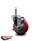 Service Caster Regency 460UCRTCSTRB Replacement Caster with Brake REG-SCC-GR20S414-PPUB-RED-TLB-845 - alternate 2